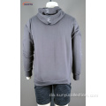 Mænds Crew Neck Long Sleeve Sweatshirt med Hoodie